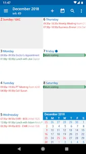 aCalendar - your calendar screenshot 3