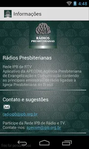 Rádios Presbiterianas screenshot 2