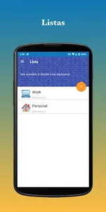 Organizador de listas Online screenshot 1