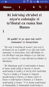 Central Kaqchikel Bible screenshot 0