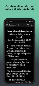 Náhuatl Sierra Negra Bible screenshot 2
