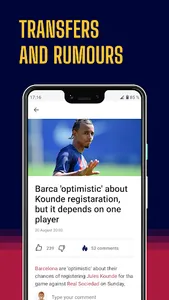 Barcelona Live — Soccer app screenshot 4