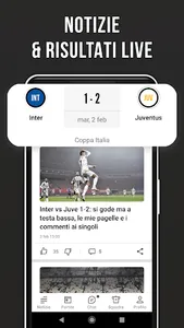 Bianconeri Live: App di calcio screenshot 1