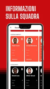 Rossoneri Live – App del Milan screenshot 3