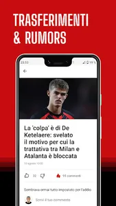 Rossoneri Live – App del Milan screenshot 4