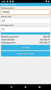 Mortgage Calculator screenshot 0