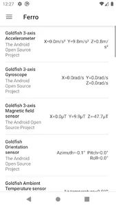 Ferro - System & Device info screenshot 2