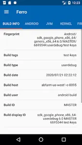 Ferro - System & Device info screenshot 4