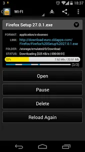 Loader Droid download manager screenshot 3