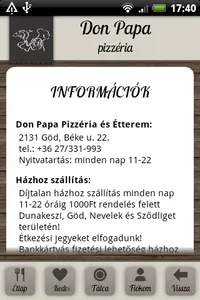 Don Papa Étterem screenshot 7