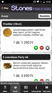 Stones Étterem és Pizzéria screenshot 2