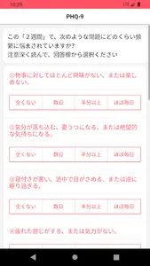 うつ不安レコード screenshot 2