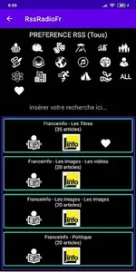 RssRadioFr screenshot 1