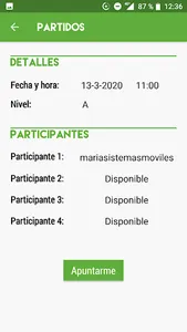 Tenis&Padel 2000 screenshot 1