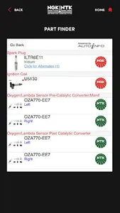 NGK PART FINDER AU screenshot 3