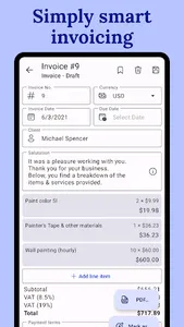 SubTotal - Invoice Maker screenshot 5