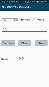 SIN COS TAN Calculator screenshot 0