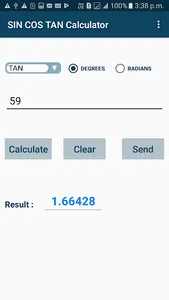 SIN COS TAN Calculator screenshot 3