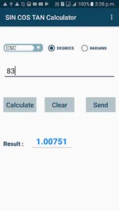 SIN COS TAN Calculator screenshot 4