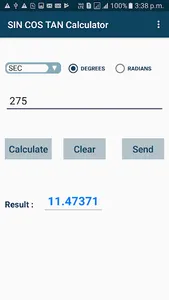 SIN COS TAN Calculator screenshot 5