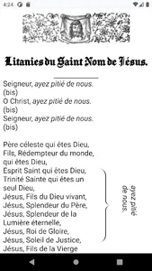 Les Litanies catholiques screenshot 1