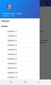 Biblia paralela en latín / gri screenshot 2
