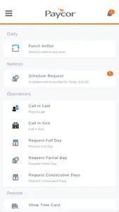 Paycor Time on Demand:Employee screenshot 0