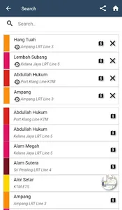 Malaysia MRT/LRT (Offline) screenshot 2