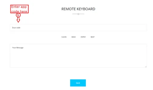 Remote keyboard screenshot 2