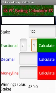 Betting Calculator screenshot 0