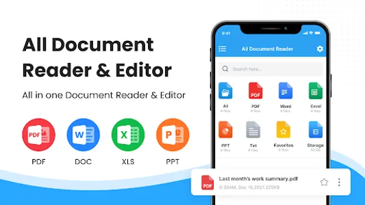 Document Reader: PDF, PPT, DOC screenshot 0