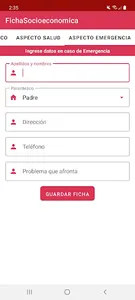Ficha Socioeconómica UNS screenshot 7