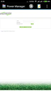 Energenie Power Manager Web screenshot 0