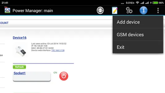 Energenie Power Manager Web screenshot 4