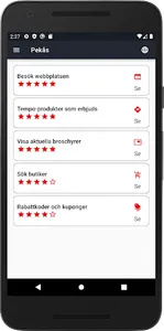 katalog kuponger anbud Pekås screenshot 1