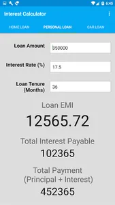 Interest Calculator screenshot 2