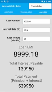 Interest Calculator screenshot 4