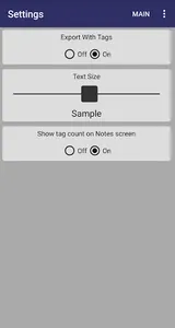 Tagged Notes screenshot 3