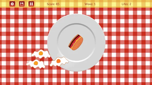 Hamburgers VS Eggs screenshot 0