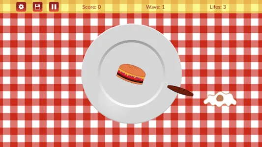 Hamburgers VS Eggs screenshot 1
