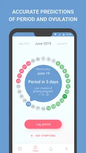 Period tracker  Cycle calendar screenshot 0