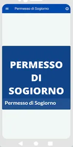 Permesso di Sogiorno Info screenshot 0