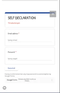 TESDA Onse Self Declaration Ap screenshot 4
