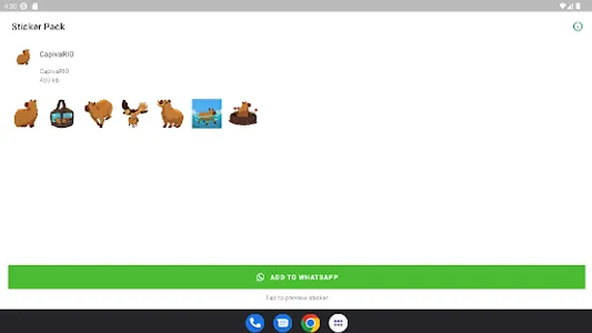 CapivaRIO Stickers screenshot 2