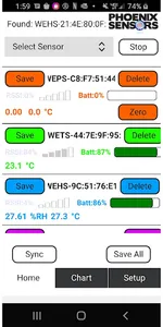 WEXS Sensors screenshot 1