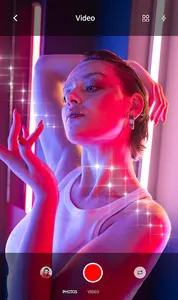 Glitter Camera - Light effect screenshot 1