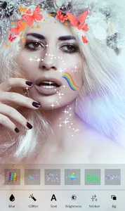 Glitter Camera - Light effect screenshot 2