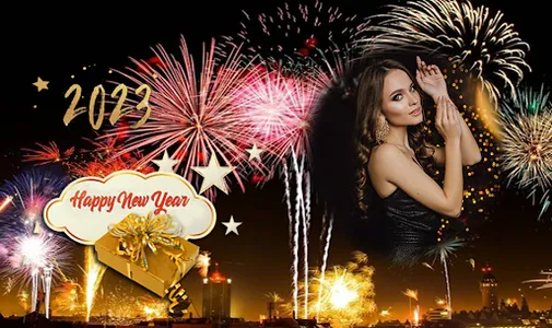 New Year Photo Editor - frame screenshot 0