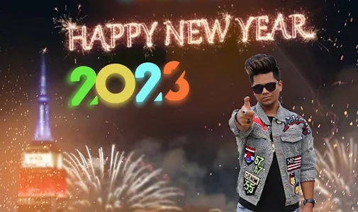 New Year Photo Editor - frame screenshot 1