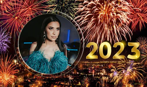 New Year Photo Frame - Editor screenshot 1